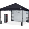 ABCCANOPY Pop Up Canopy with Sidewall,10x10 Outdoor Canopy Tent with