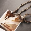 HZMAN Hawaiian Shark Teeth Resin Pendant - Adjustable Cord Surfer