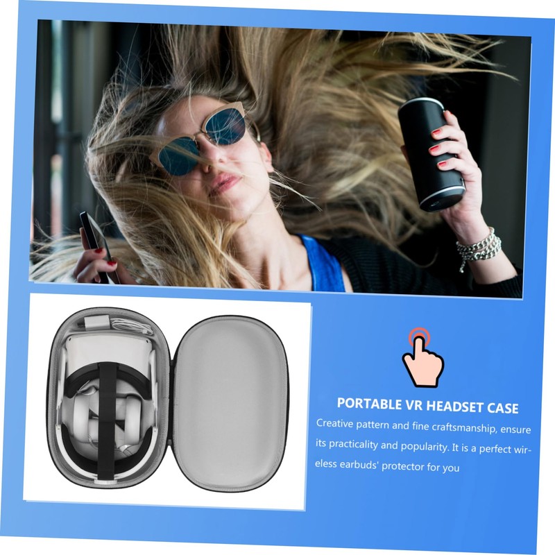 DOITOOL Vr Gaming Headset Storage Bag Headset Carry Case Accessories