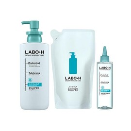 Labo-H Dandruff Clinic Dandruff Shampoo 400ml + Refill 400ml + Water Scaler 250ml (Total 3 Items) Select
