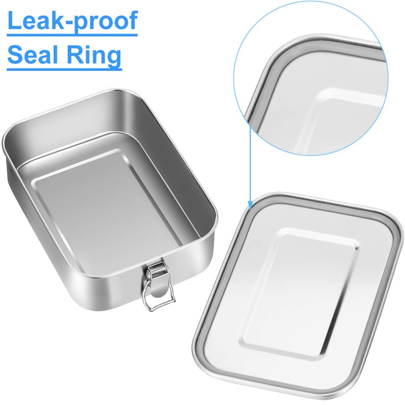 G.a HOMEFAVOR Stainless Steel Bento Lunch Box - Leak-Proof Metal
