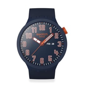 Swatch SB01S700 ESSENTIALLY CONFIDENT Watch, Blue, blue