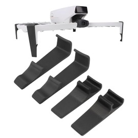 Set of 4 Chassis for DJI Flip Landing Gear, Anti-Scratch Drone Extension, Rear Mount, Tripod Legs, Gimbal Protection, Fixed Bracket, Support Leg, Black