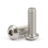 MewuDecor 10-32 x 3/8" Button Head Socket Cap Bolts Screws,