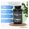 Treonato Magnesio Magnesium Threonate Vitaminas Mujer Hombre 180 Cápsulas Meses