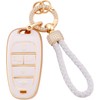 EKALA for Hyundai Key Fob Cover 5 Buttons Soft TPU