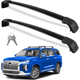 Wonderdriver Roof Rack Cross Bars 220lbs Compatible with 2019-2025 Hyundai Palisade SE SEL XRT Limited Calligraphy,Heavy Duty Aluminum Lockable Crossbars Black Luggage