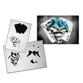 Step by Step Airbrush Stencil Tattoo AS-104 M ca. 5,11" x 3,95" ca 13 cm x 10 cm