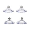 TAODAN 4PCS Strong Thickened Suction Cups Clear PVC Suction Cup