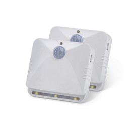 Sensor Brite Wireless Motion-Sensing Path/Step LED Light, Stick Anywhere, Battery-Operated Night Light (2 Pack)