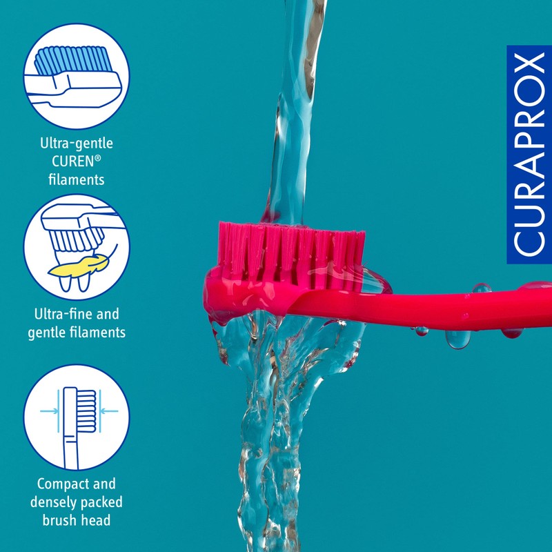 Curaprox 5 x Zahnbürste CS 5460 Ultra Soft - Handzahnbürste