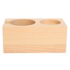 Wooden Coffee Tamper Station Stable Prevent Slip Coffee Tamper Holder
