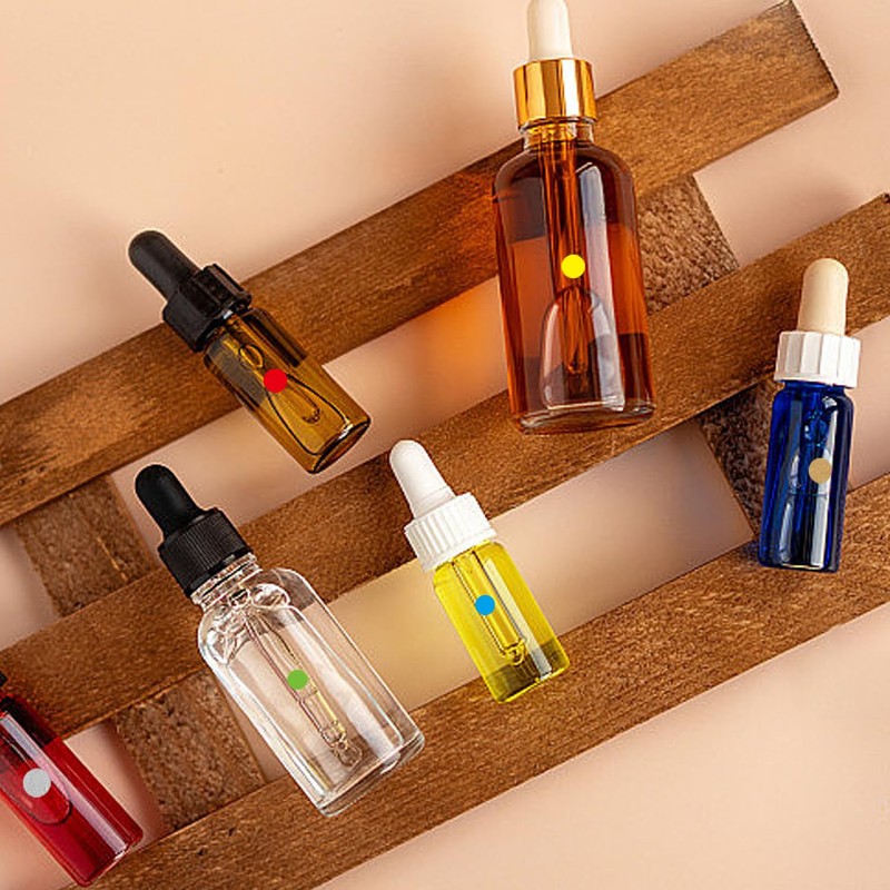 Yeachlaing 0.25 Inch Round Permanent Adhesive Color-Code Dot Stickers,Silver,Pack of