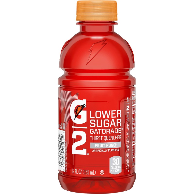 Gatorade G2 Thirst Quencher Sports Drink, Fruit Punch, 12oz Bottle,
