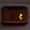 200ML Aromatherapy Diffuser Hollow Flame with Ambience Light Remote Control