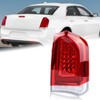Duolctrams Full LED Chrome Bezel Tail Light Rear Lamp Assembly