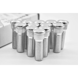 Project Innovation OEM Size Direct Replacement 45.5mm Total Length Wheel Studs Wheel Bolts Compatible with Toyota Tundra Pick up Trucks m14x1.5x45.5 Year 2022-2025 1 Set 12pcs