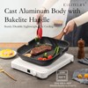 ESLITE LIFE 9.5 Inch Nonstick Grill Pan with Lid for