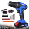 Cordless Drill Driver Set Electric Power Drill Set with 1