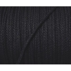 5 m Baumwollkordel 3 mm schwarz