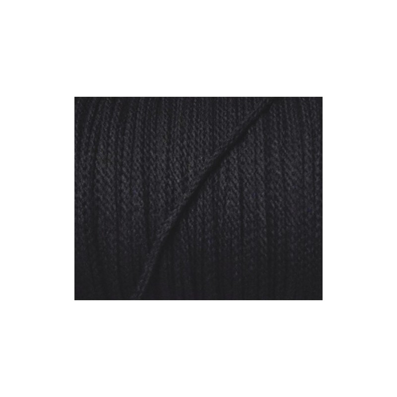 5 m Baumwollkordel 3 mm schwarz