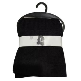 West Loop Knit Scarf, Black, Fits Most/One Size