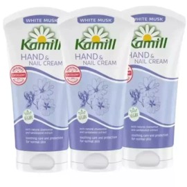 Camil 카밀 핸드크림 화이트 머스크 75ML 3개 [카밀 핸드크림 앤 네일 안티에이지 바이탈Q] Camil Hand Cream White Musk 75ML 3 pieces [Camil Hand Cream and Nail Anti-Aging Vital Q]