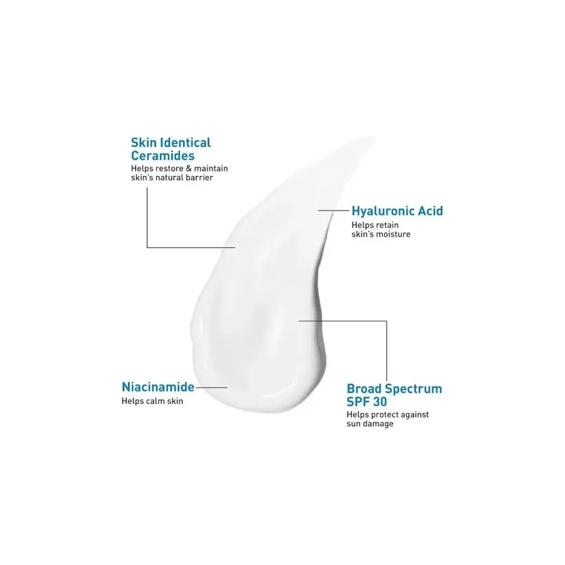 Loción Hidratante Facial Cerave Am Con Spf 30,89 Ml