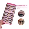 Mikinona Artificial Fiber False Lashes 10 Pairs Set Easy Application