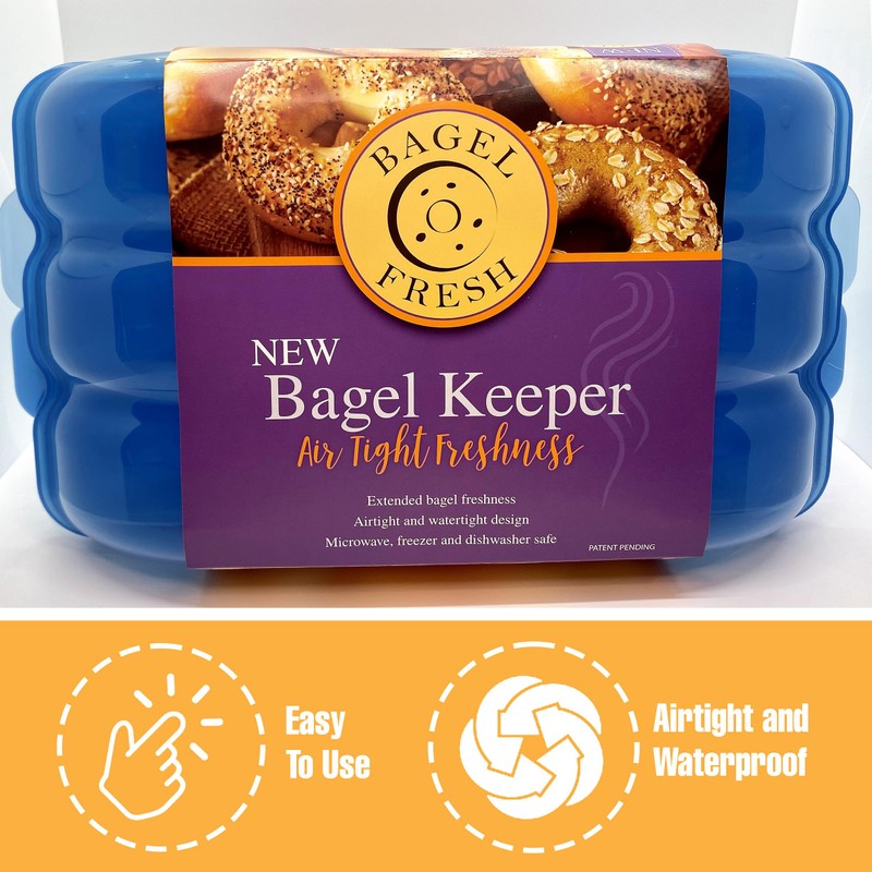 Touch Up Cup Bagel Fresh Holder Container Bread Storage Keeper