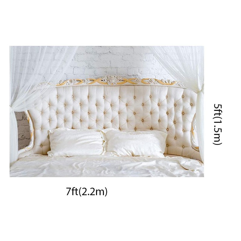 Kate 7x5ft Boudoir Photography Backdrops Elegant Bedroom Headboard Photo Studio