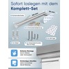 WOHNHELD® Kitchen Roll Holder No Drilling [With Roll Brake for
