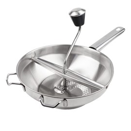 LNQ LUNIQI Potato Ricer,Stainless Steel Potatoes Masher Manual Rotary Potato Presser Ricer for Tomato Sauce Applesauce Puree Mashed Potatoes Baby Food