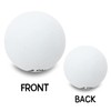 Coolballs Plain White Eva Foam Car Antenna Ball/Car Antenna Topper/Eva