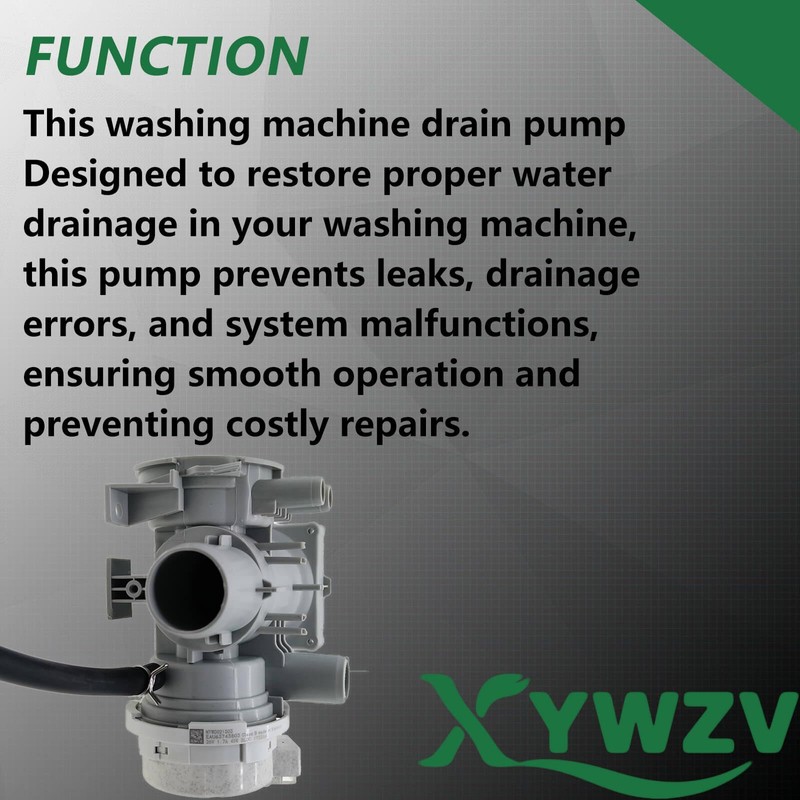 AHA75693425 Washer Drain Pump Assembly,Compatible with LG Washer WM3700HVA/00 WM3700HWA/03