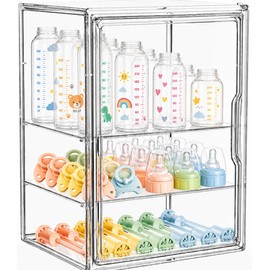 Heliospark Baby Bottle Storage Organizer for Countertop