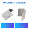 DACIRTY 12 PCS Windshield/Rain Deflector Clip, Stable Structure Stainless Steel