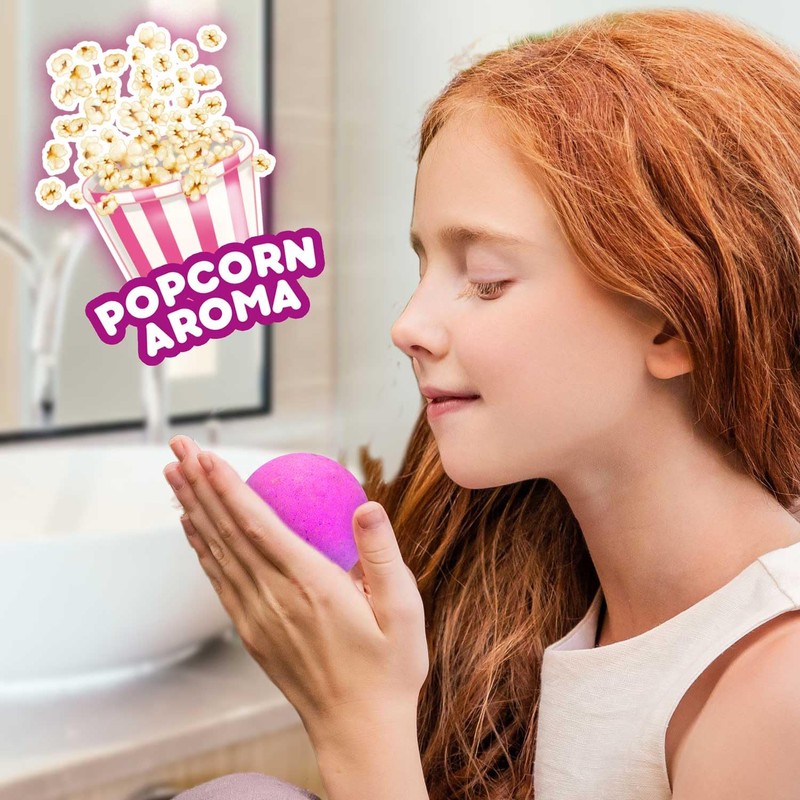 CRAZE INKEE 3 Set Bombe da bagno bambini Unicorno, Bombe
