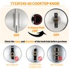 Upgraded WP7737P245-60 74007918 Stove Knobs Replacement Parts for Jennair Maytag