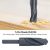 Reduced Shank Drill Bit High Speed Steel 1/2in Black Twist