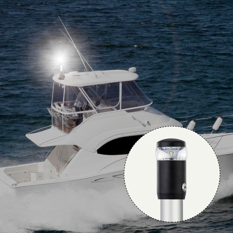 CLGMarine LED Boat Navigation Light-360 Degree All-Round Marine Anchor Light,Adjustable