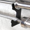 Lovind Horizontal Barbell Rack 4 Bars Holder Wall Mounted Barbell