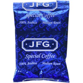 JFG 100 Arabica Coffee Special Blend, 1.75 Ounce - 72 per case.