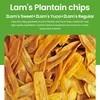Lam's Plantain chips, banana chips, Sweet || Maduro || Yuca