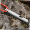 Kisangel Survival Whistle Emergency Signal Portable Keychain Metal Hiking Outdoor