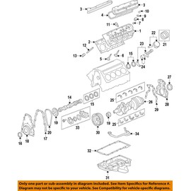 General Motors 12637683, Engine Valve Cover Gasket