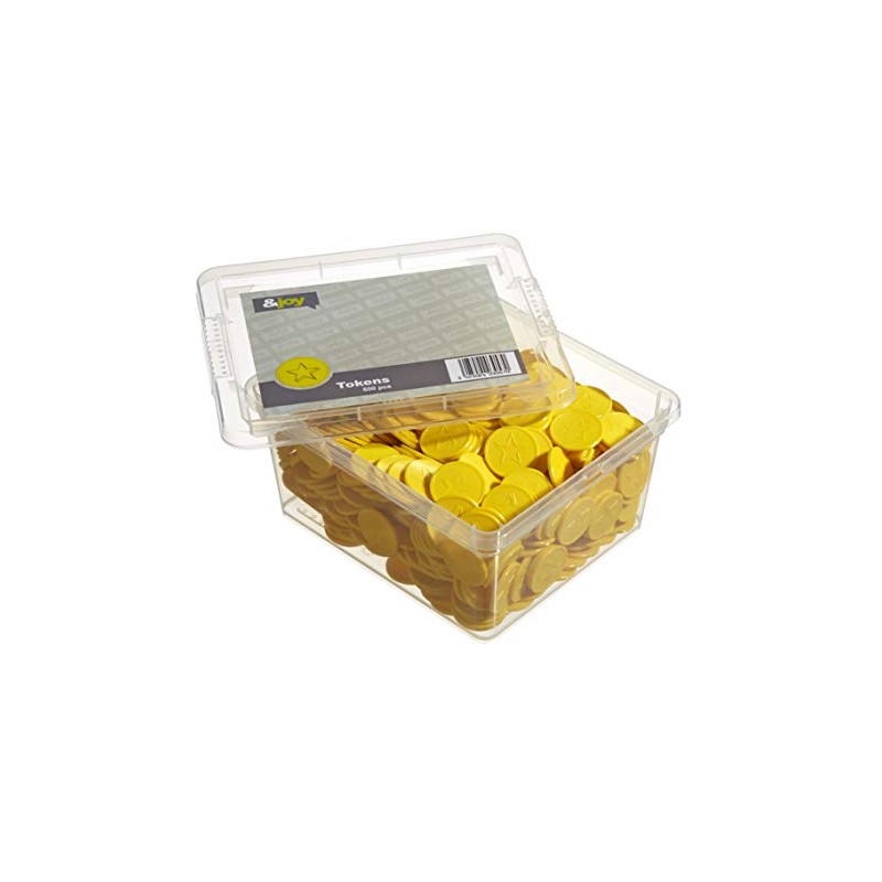 En-Joy embossed plastic tokens - 500 coins - 29 mm