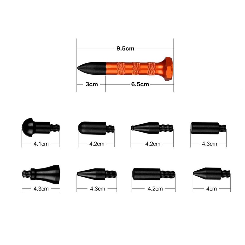 RITYHOFT Dent Repair Hammer, Dent Straightening Tool, Combination Hammer, Repair