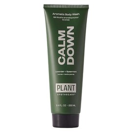 Plant Apothecary Calm Down Natural Aromatherapy Spearmint Body Wash for Women and Men - Shower Gel with Lavender and Chamomile - 250 ml