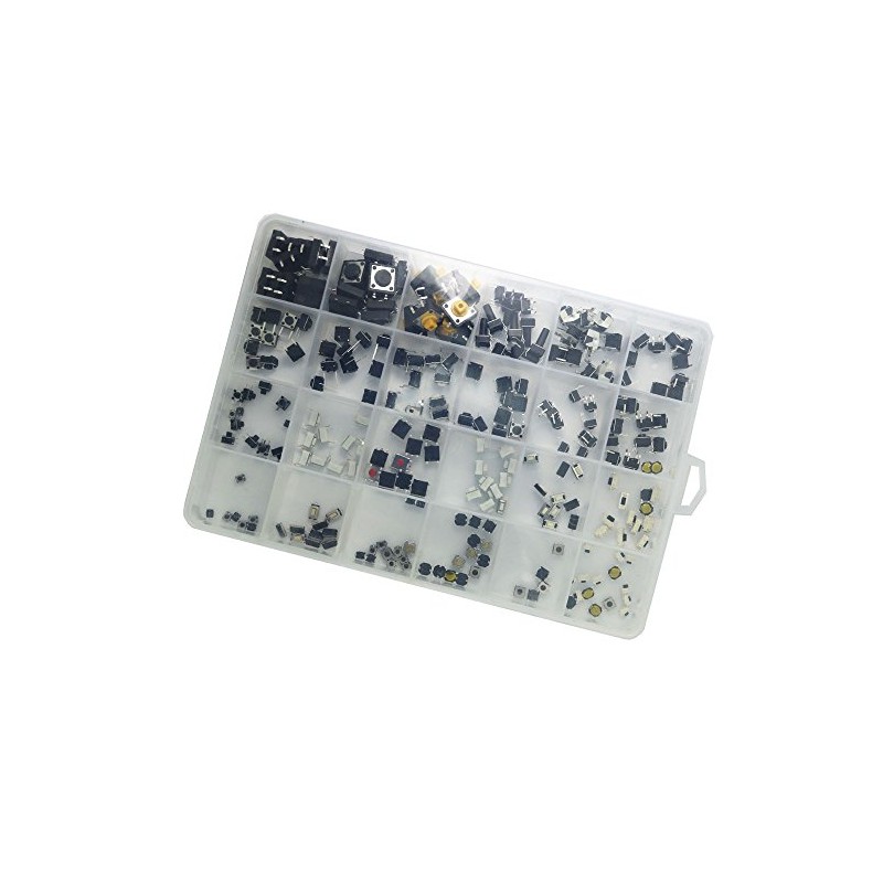 DollaTek 25 models 250pcs Tactile Push Button Switch Micro Switch